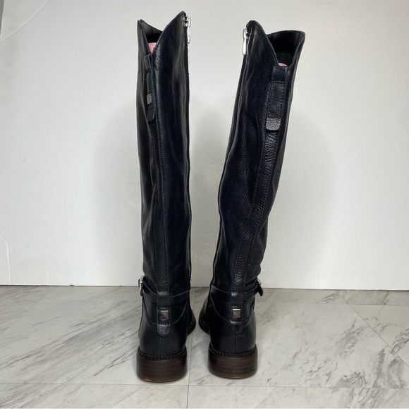 Franco Sarto Haylie Black Leather Tall Boot 6 1/2 - Picture 3 of 14